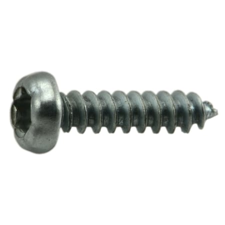 Midwest Fastener Sheet Metal Screw, #2 x 3/8 in, Zinc Plated Steel Pan Head Torx Drive, 50 PK 37043